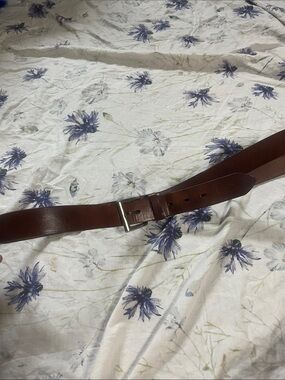 Vintage Genuine Leather Belt - Made in USA